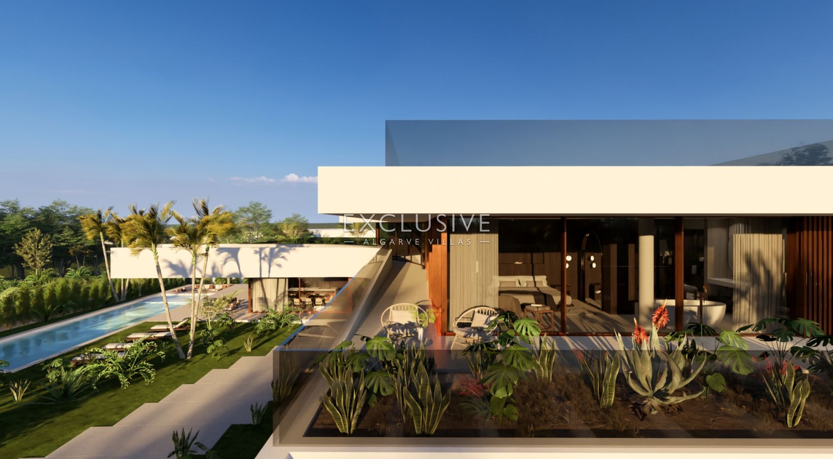 Villa on the beach - 7 bedrooms two swimming pools, spa and elevator, Albufeira, Algarve