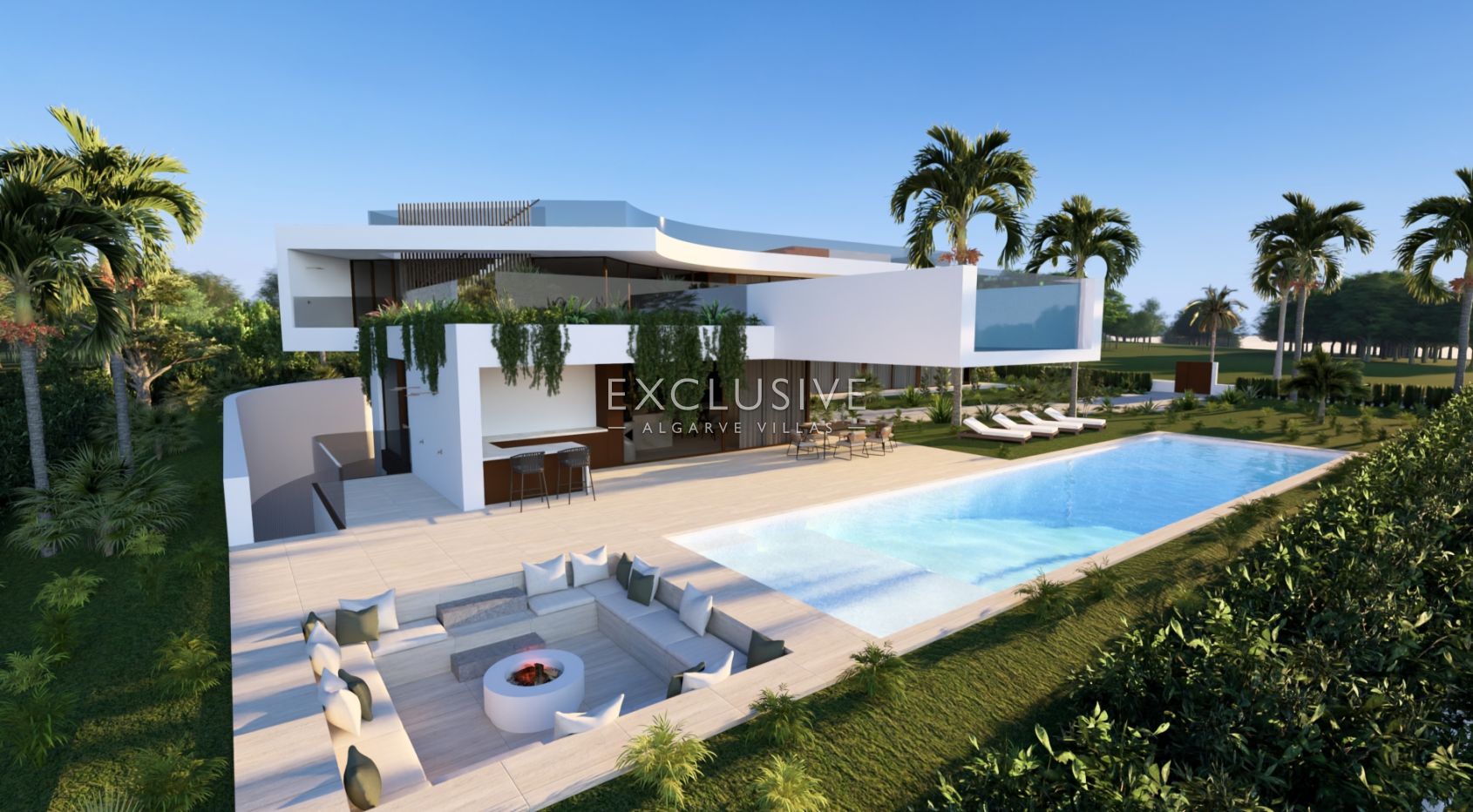 Villa on the beach - 7 bedrooms two swimming pools, spa and elevator, Albufeira, Algarve