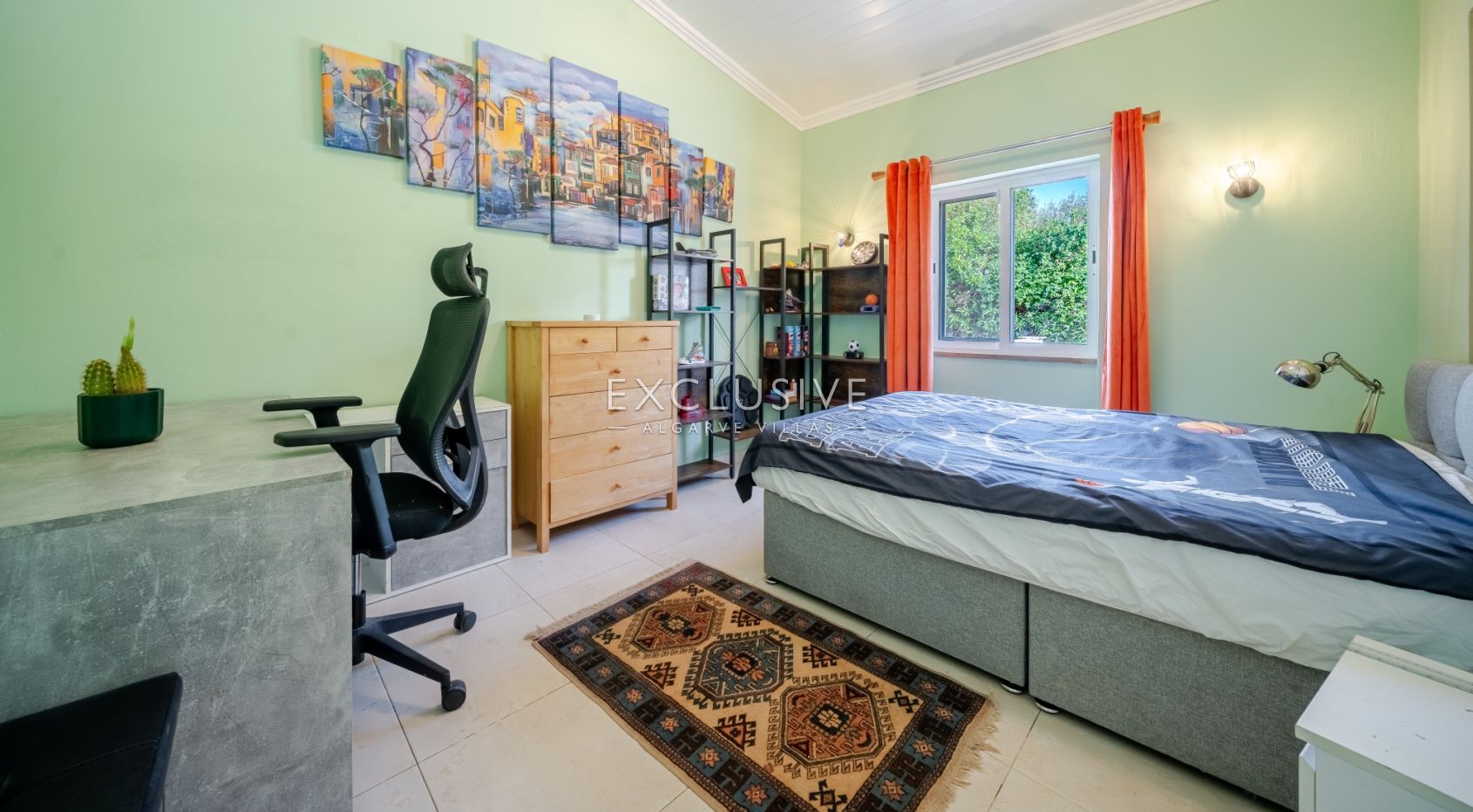 Panoramic Sea-View Villa in Carvoeiro — 6 Bedrooms, Heated Saltwater Pool, Tennis Court & Walk to To