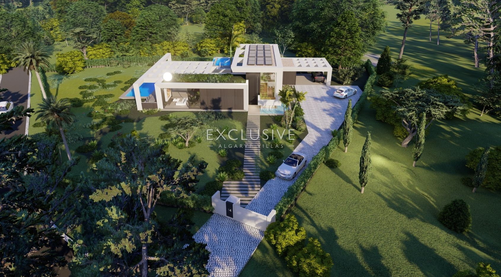 Super modern design 4 bedroom villa in Vilamoura