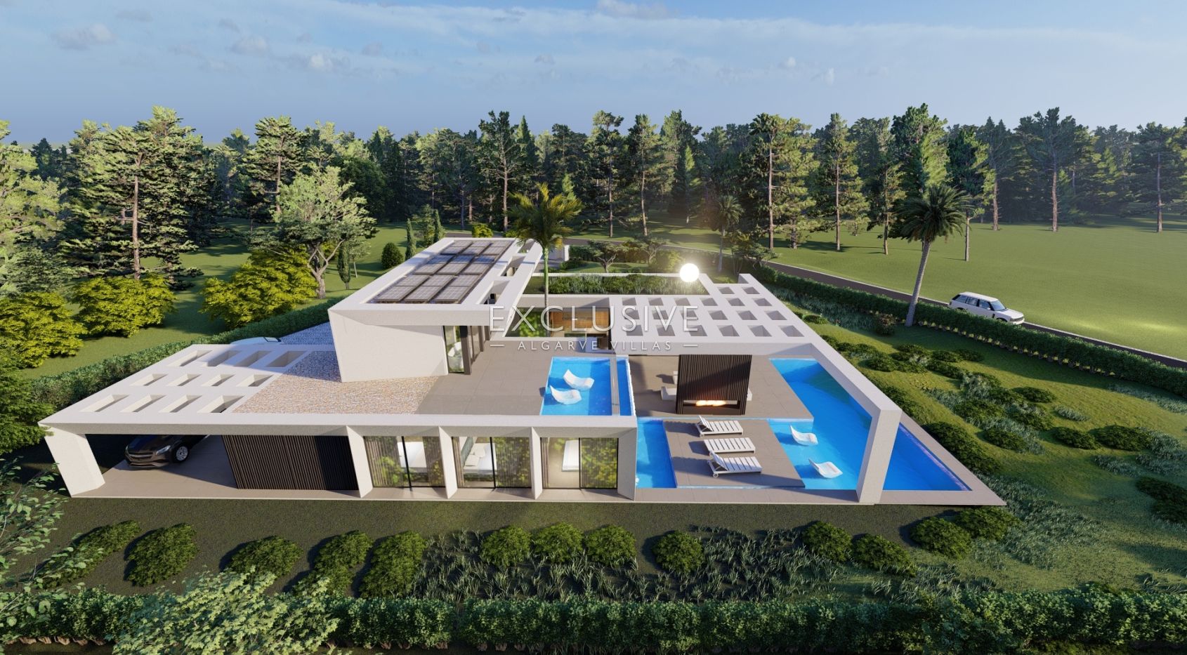 Super modern design 4 bedroom villa in Vilamoura