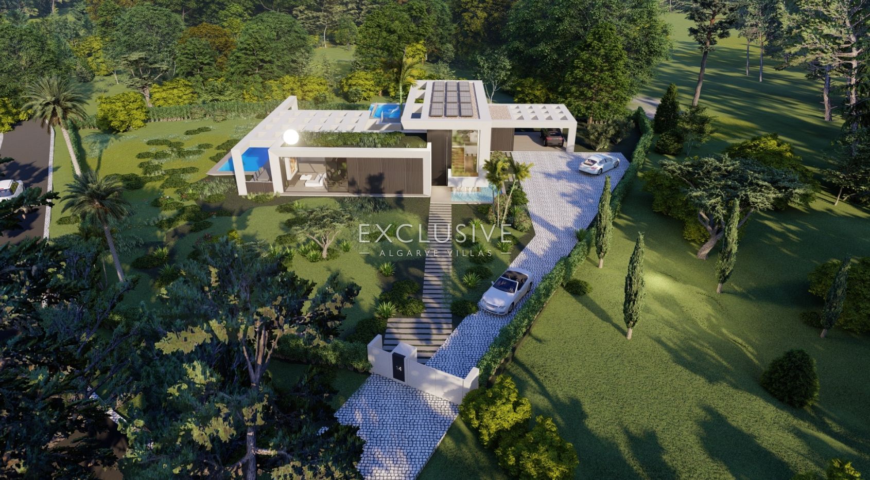 Super modern design 4 bedroom villa in Vilamoura