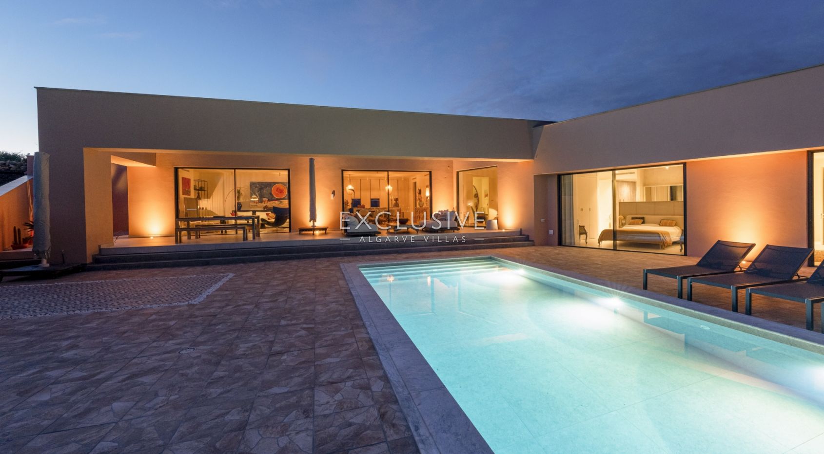 Luxury Contemporary Villa Beside Palmares Golf with Panoramic Sea Views Lagos, Algarve