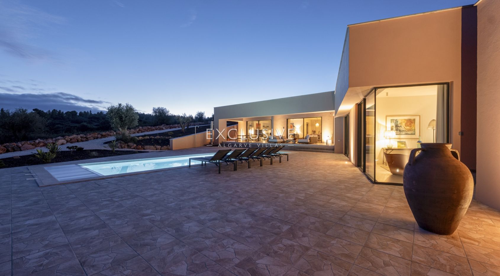 Luxury Contemporary Villa Beside Palmares Golf with Panoramic Sea Views Lagos, Algarve