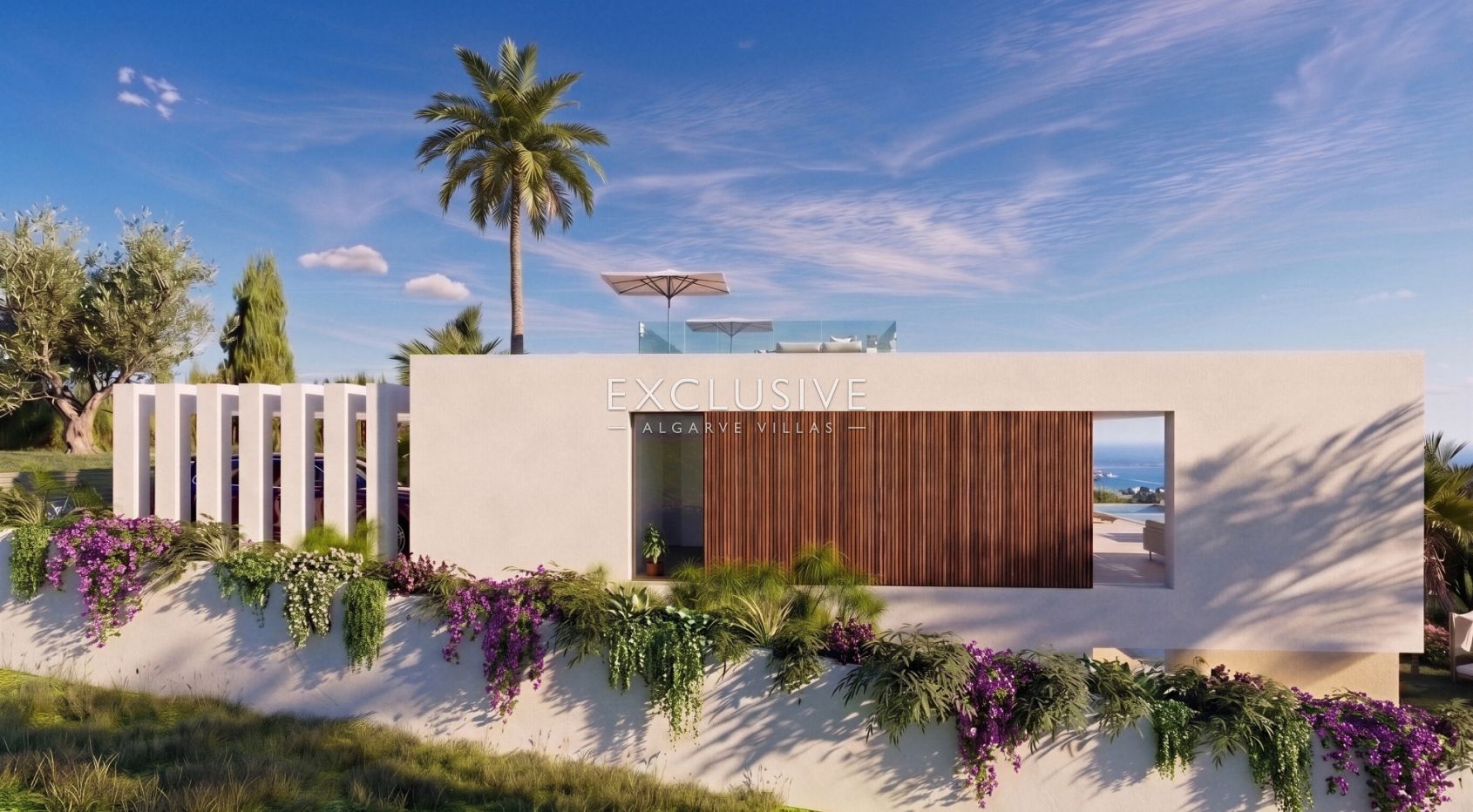 Turnkey Contemporary Villa Project with Ocean Views in Praia da Luz, Algarve