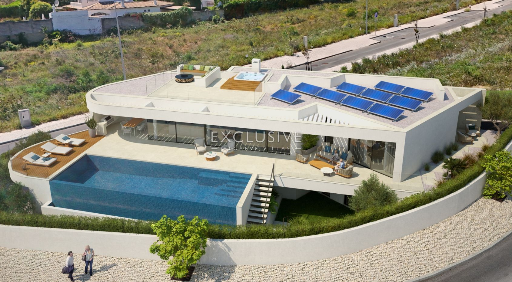 High-Quality Contemporary Villa, Sea Views, Walking Distance to the Beach Lagos