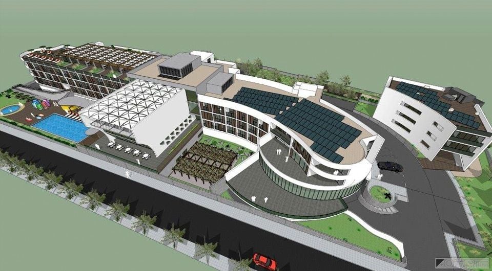 Plot of land to build a senior home in the Algarve with 80 bedrooms