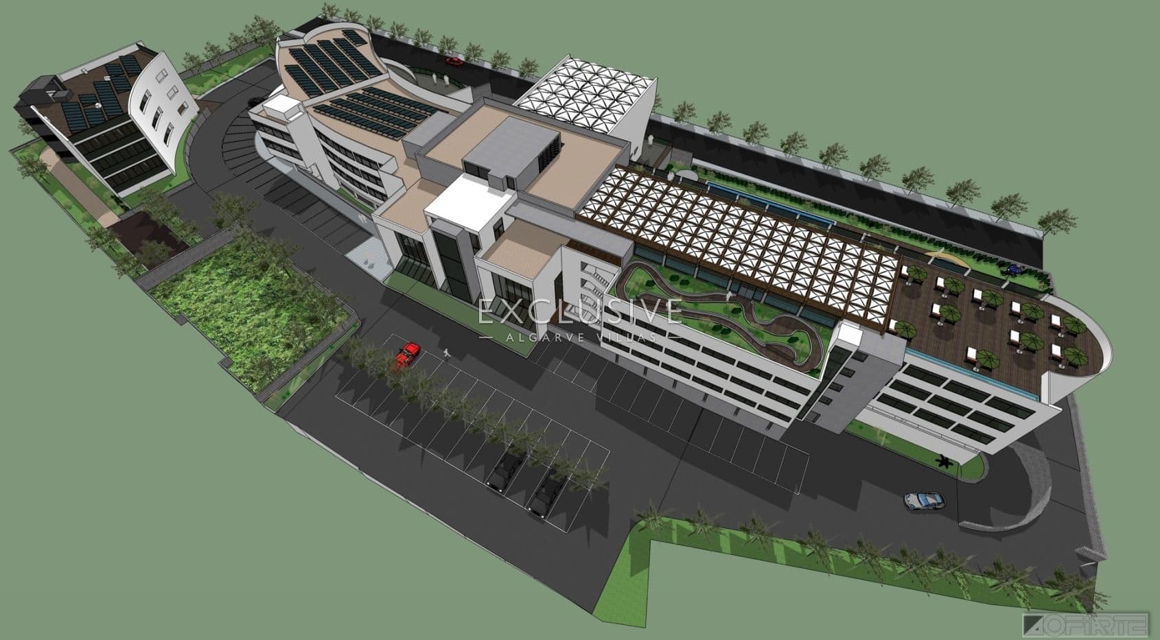 Plot of land to build a senior home in the Algarve with 80 bedrooms-1