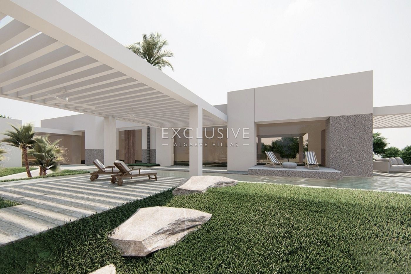 4 ha of Land near Vale do Lobo with project for a large home with swimming pool, Algarve