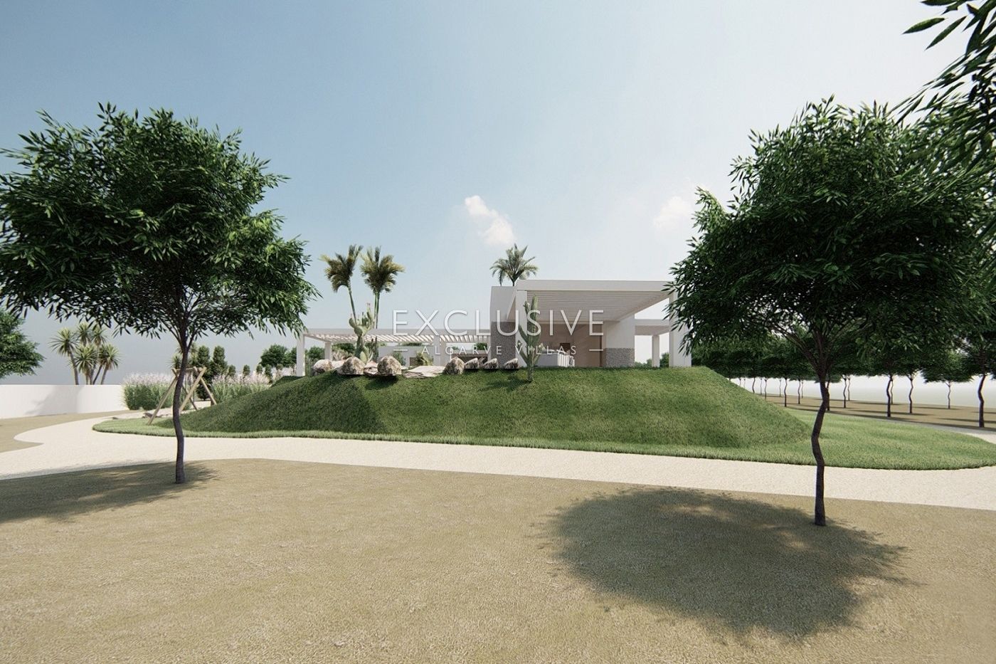 4 ha of Land near Vale do Lobo with project for a large home with swimming pool, Algarve