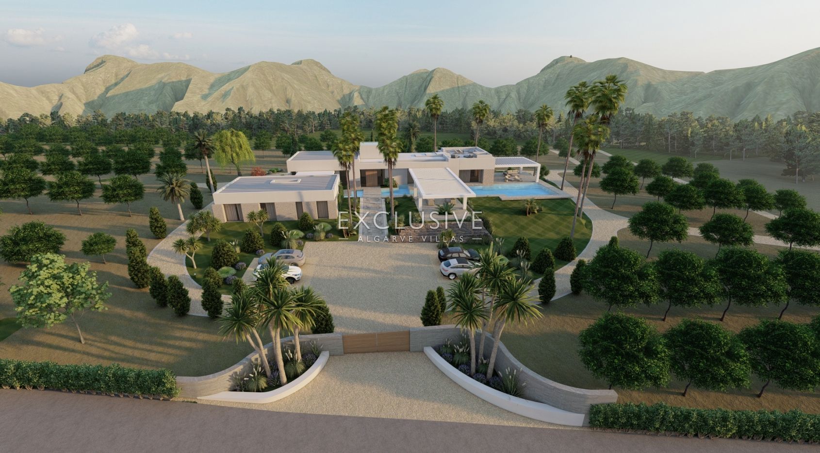 4 ha of Land near Vale do Lobo with project for a large home with swimming pool, Algarve