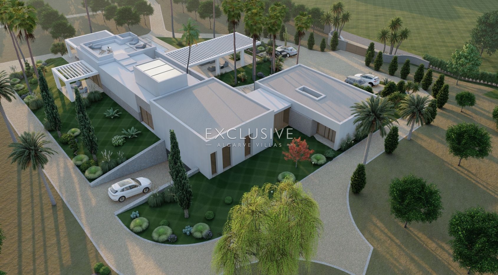 4 ha of Land near Vale do Lobo with project for a large home with swimming pool, Algarve
