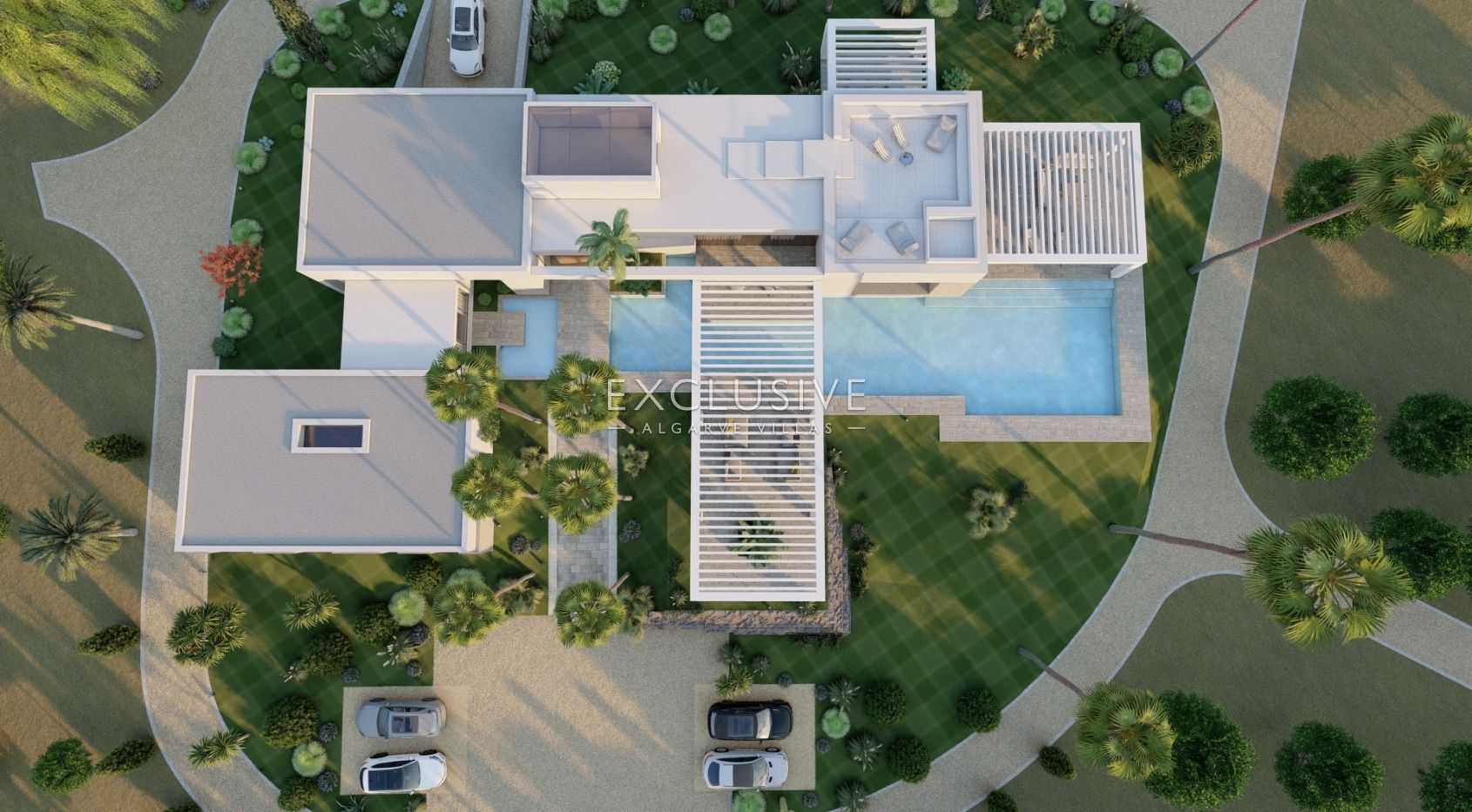 4 ha of Land near Vale do Lobo with project for a large home with swimming pool, Algarve