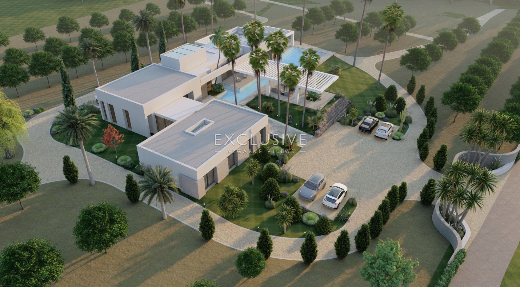 4 ha of Land near Vale do Lobo with project for a large home with swimming pool, Algarve