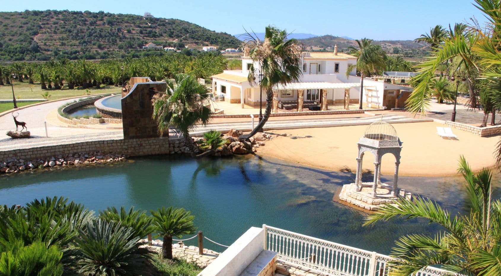 Algarve river front villa with boat access to the Arade river & atlantic ocean in Silves-2