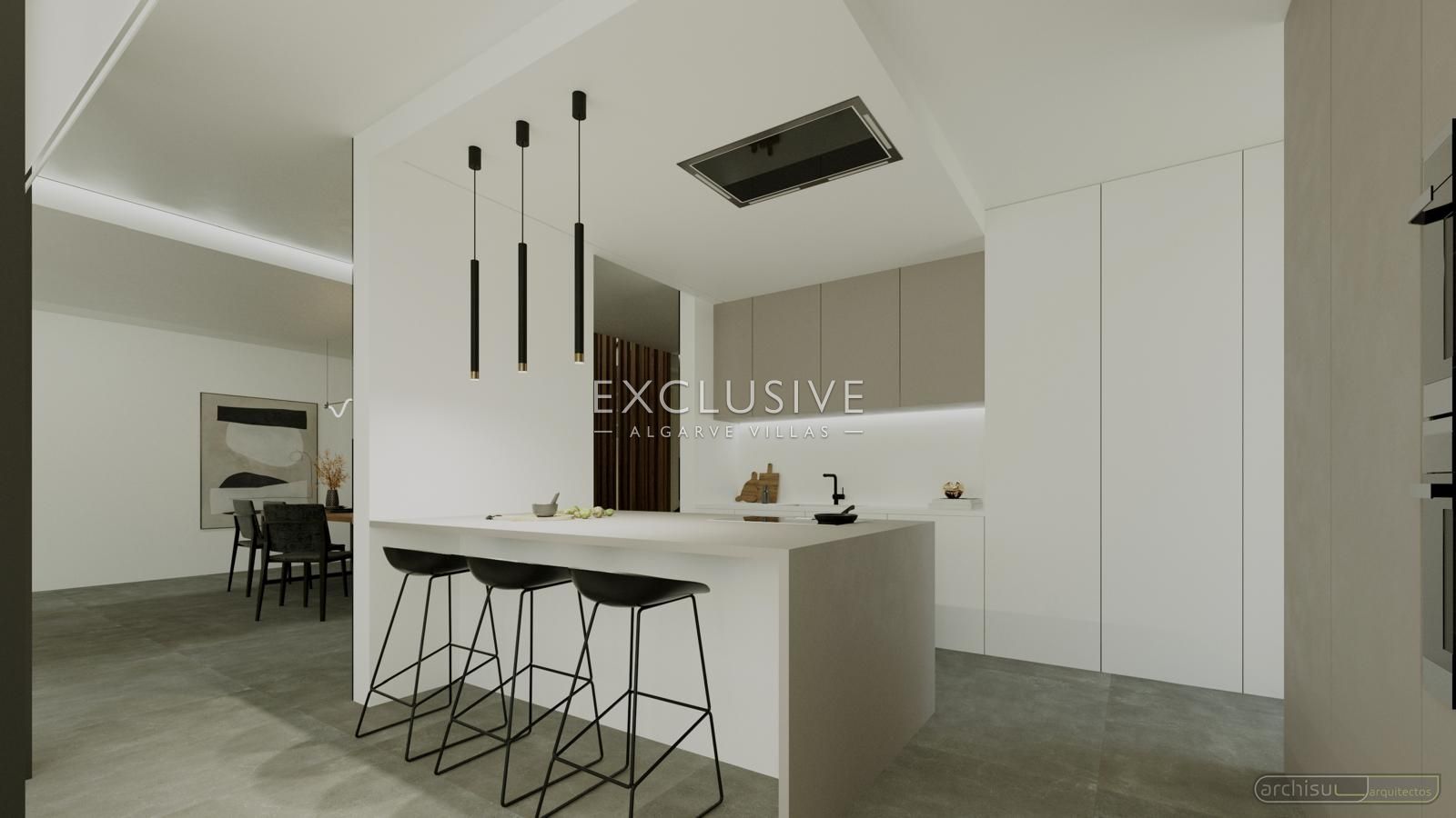 Luxury contemporary villa on a golf couse in Vilamoura, Algarve