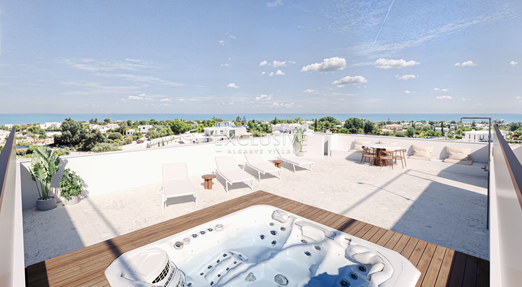 Luxury 2 bedroom Penthouse apartment Carvoeiro, Algarve