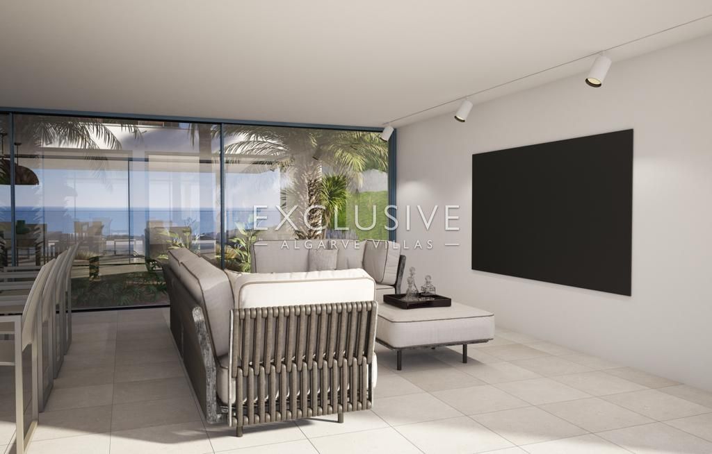 Panoramic Sea View Plot with Approved Contemporary Project Western Algarve