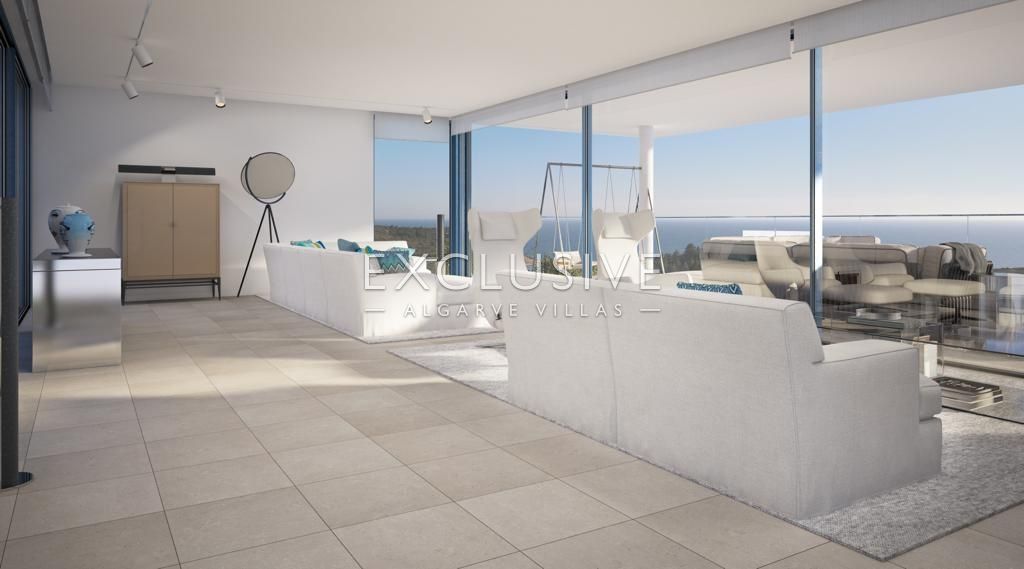 Panoramic Sea View Plot with Approved Contemporary Project Western Algarve