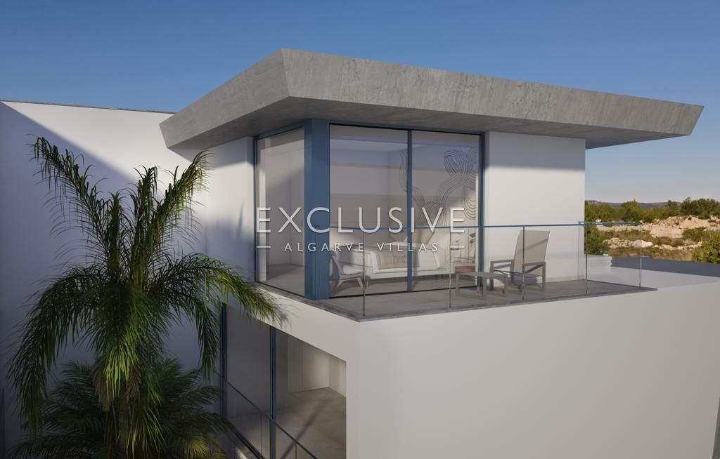Panoramic Sea View Plot with Approved Contemporary Project Western Algarve