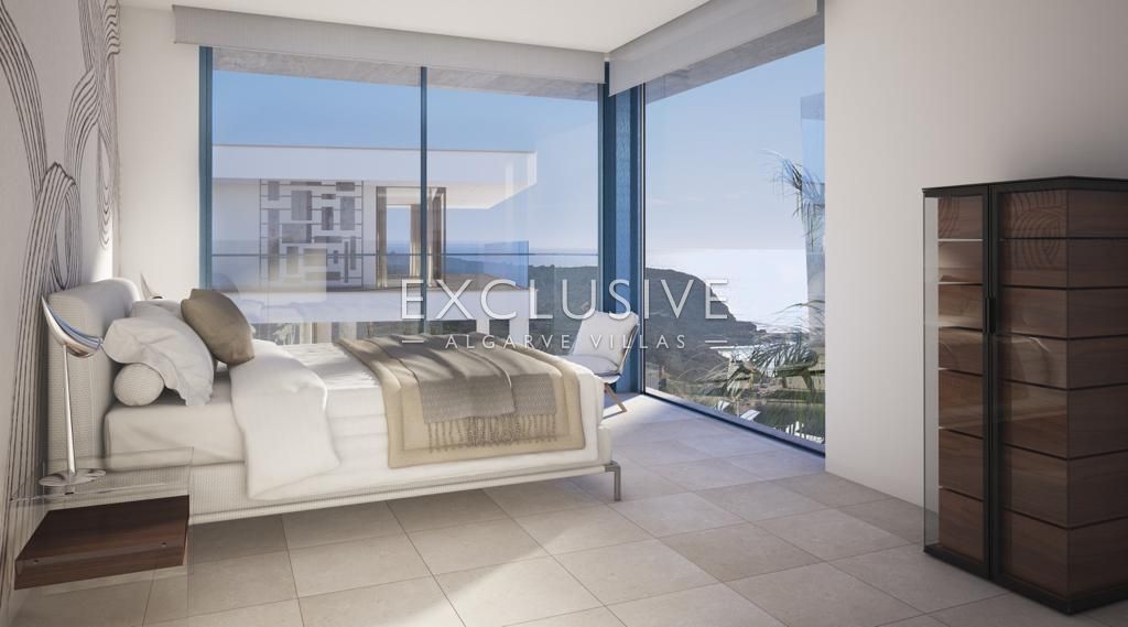 Panoramic Sea View Plot with Approved Contemporary Project Western Algarve